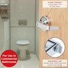 Commercial Door Handle Bathroom Door Lock in Chrome | Vacant