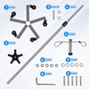 Konmee IV Poles with Wheels IV Stands 2 Hooks 5