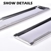 CROSSDESIGN Front Lower Fender Chrome Molding Trim Compatible with 1981-1988