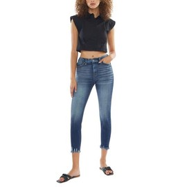 Kancan High Rise Ankle Skinny Jeans (as1, Numeric, Numeric_23, Numeric_31, Regular, Regular, Dark WASH, 0/23, Skinny)