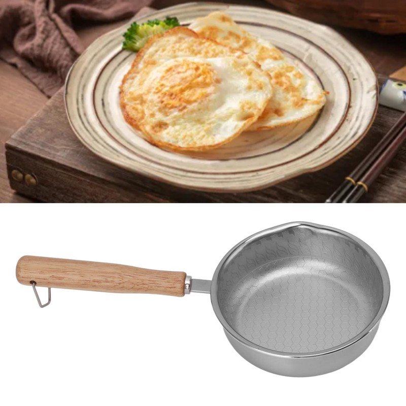 Stainless Steel Frying Pans Honeycomb Non Stick Stainless Steel Omelette
