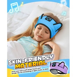 Boodlab Kids Headphones, Headband for Children Baby & Toddlers, Bluetooth Toddler Headphones Wireless and Wired Playback 3.5 MM Jack for School, Stretchy & Comfy Travel Accessories