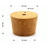BORED CORK BUNG 64/54mm + AIRLOCK - Bubbler, Bung with