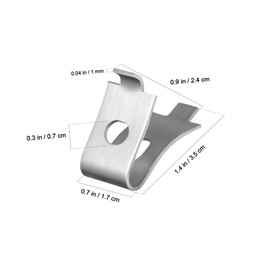 DOITOOL 50pcs Stainless Steel Shelf Support Clips for Shelving Versatile Pegs for Cabinets Bookcases and Home Storage Sturdy and Stylish Design