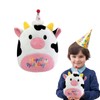 MetalNuts 8" Unicorn Cow Soft Plush Toy - 20cm Happy