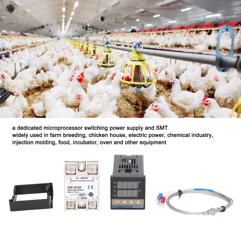 Digital PID Thermostat Kit Waterproof High Accuracy Professional PID REX