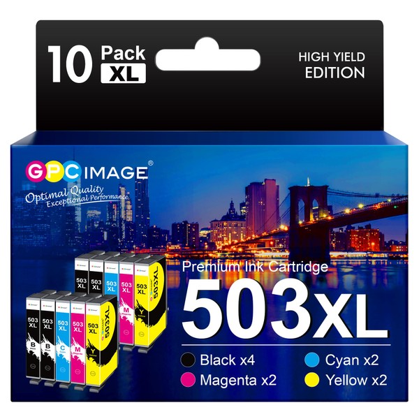 GPC IMAGE 503XL Cartridges Compatible with Epson 503XL Multipack 503