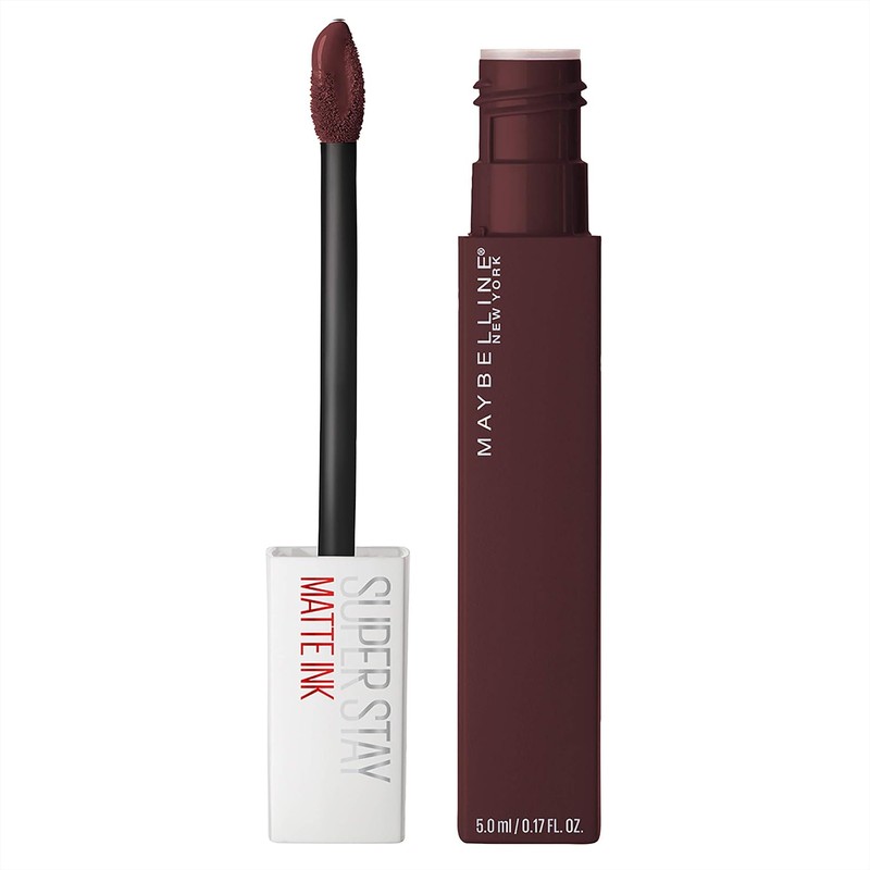 Labial líquido matte SuperStay de Maybelline – 16 h sin