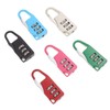 EXCEART 4 Digit Lock Mini Locks 6pcs 3 Digit Lock