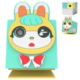 FIOPAZ Silicone Case for Nex Playground Game System, Cute Soft Protective Case for Nex Playground Game System Accessories, Dustproof Washable Suitable for Indoor Outdoor Game (Green Rabbit)