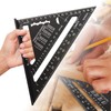 7 Inch Carpenters-Square-Aluminium Speed Square - Versatile Set Alloy Square
