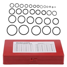 FTVOGUE Juegos de juntas tóricas de goma universal de 419 piezas R01-R32 con juntas para herramientas de reparación de automóviles