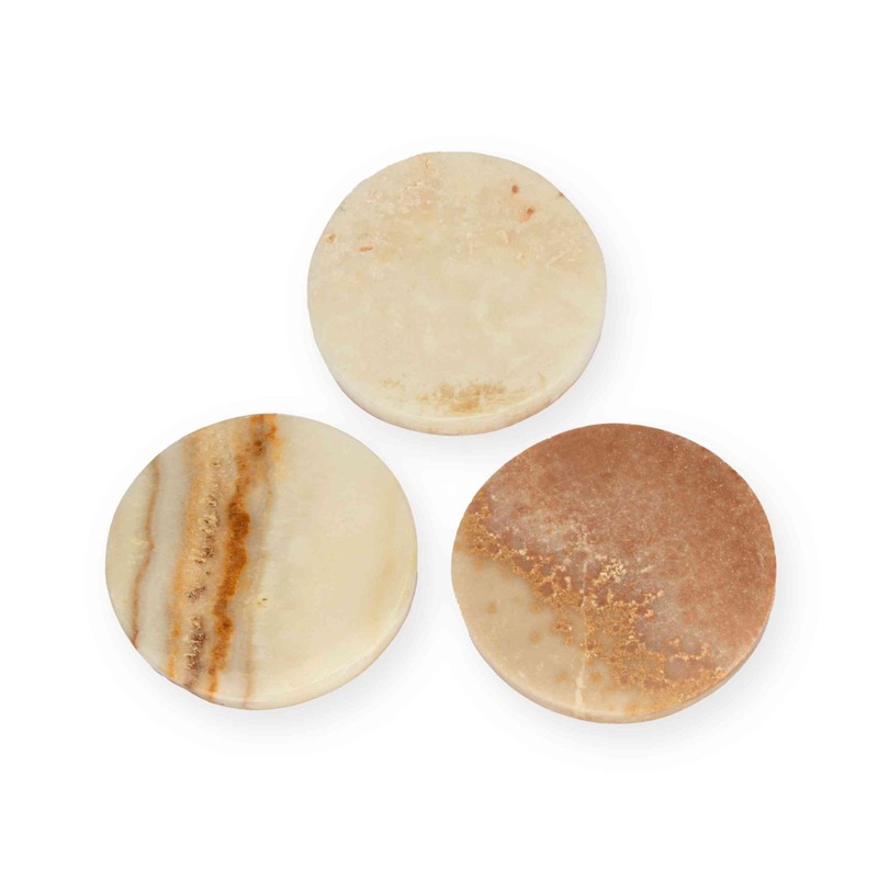NKlaus Onyx Plate 10 cm - Round Polished Natural Stone