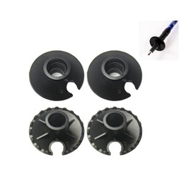 Ceeyoll Pack of 4 Basket for Trekking Poles, Walking Sticks, Rubber Buffers, Wear Resistance, Good Stability, Hiking Poles, Accessories, Suitable for Most Standard Hiking Poles, Rubber Buffer for