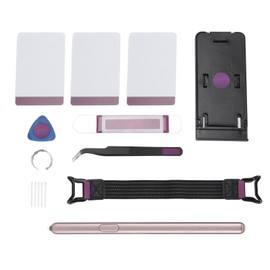 Tablet Stylus Pen Replacement for Galaxy Tab S6 10.5 Inch SM T860 SM T865 with Replacement Nibs and Tablet Stand Rose Red