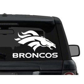 Denver Broncos Window Sticker Vinyl Decal any size any color - 4 inch