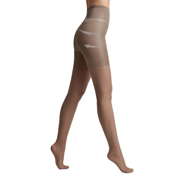 Conte Body Shaping Sheer Compression Pantyhose Tights Control 20 Den,