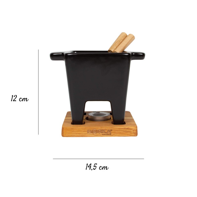 Boska Holland Tealight Fondue Set, For Cheese or Chocolate, Tapas,