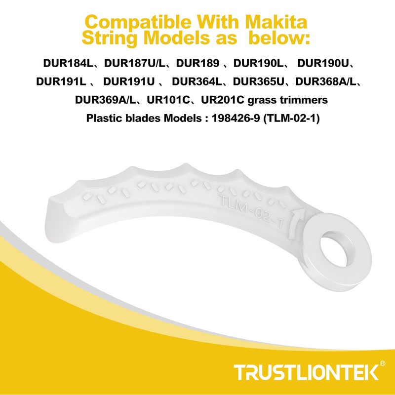 TRUSTLIONTEK Replacement Parts for Makita Grass Trimmer Accessories, Replacement Blade