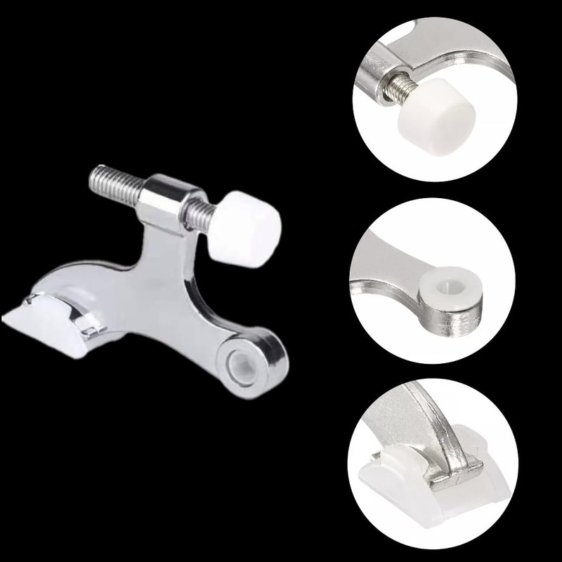 4 Pack Hinge Pin Door Stopper Adjustable Heavy Duty Hinge