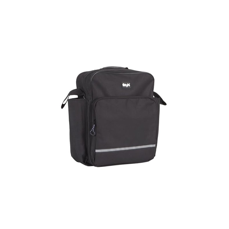 Days Wheelchair Bag with Crutch Pocket, 27L, Black