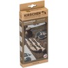 Kirschen 3450000 "Linol" Cutting Tools, Beige/Silver, Set of 3