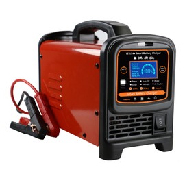 12V 24 Volt Car Battery Charger Heavy Duty, 0-15A Smart Automatic Battery Maintainer, High/Low Power Trickle Charger and Desulfator with Auto Shutoff, Repair, Winter Mode, for Car Truck Boat RV