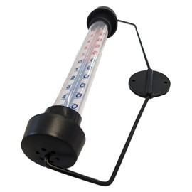 Koch Window Thermometer, Weatherproof, Made of Plastic with Metal Attachment, 21 cm, 50 °C to -50 °C