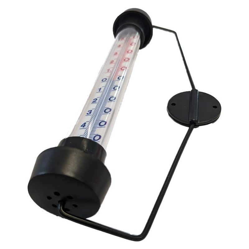 Koch Window Thermometer, Weatherproof, Made of Plastic with Metal Attachment,