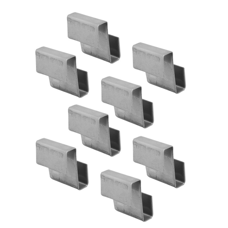 50pcs Stainless Steel Greenhouse Overlap S Clips Durable Glass Frame