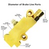 PV4 Brass Combination-Proportioning Valve, 172-1361 PV71 Disc-Disc Brake System Fit