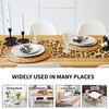 Linen Leopard Print Table Runner 13x71 Inch Farmhouse Western Leopard