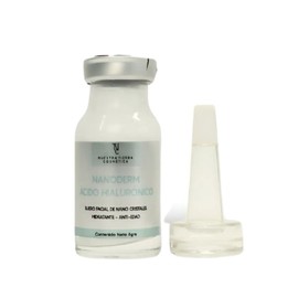 Nuestra Tierra Cosmética Nanoderm Ácido Hialurónico, Suero Facial de Nanocristales, Hidratante y Antiedad, con Tónico Hyalu Ceramidas