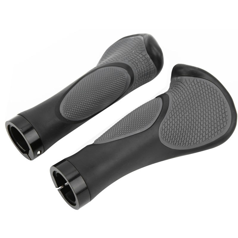 22.2mm Mountain Bike Horn Handlebars Bilateral Locking Rubber Handle Grips