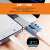 YFFSFDC USB Type C Converter Adapter, LED Watt Screen Display,