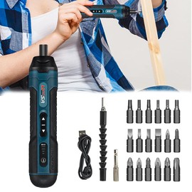 Torque Screwdriver, Portable Electric Screwdriver Hand Tools Torque Screwdriver Set 5Nm Torque Wrench for Bicycle Repair with Bit Holder