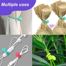 5 Pieces Magnetic Fabric Clips for Cross Stitch Needle Minder Holder Keeper Silicone