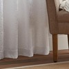 Peri Home White Curtains Light Filtering Textured Window Panels for