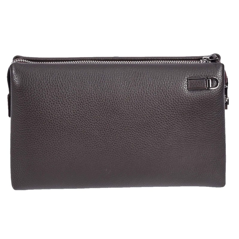 House of Luggage HLG1023 Mens Genuine Leather Lockable Wristlet Travel