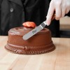 Ateco 1385 Offset Spatula with 4.5-Inch Stainless Steel Blade, Wood