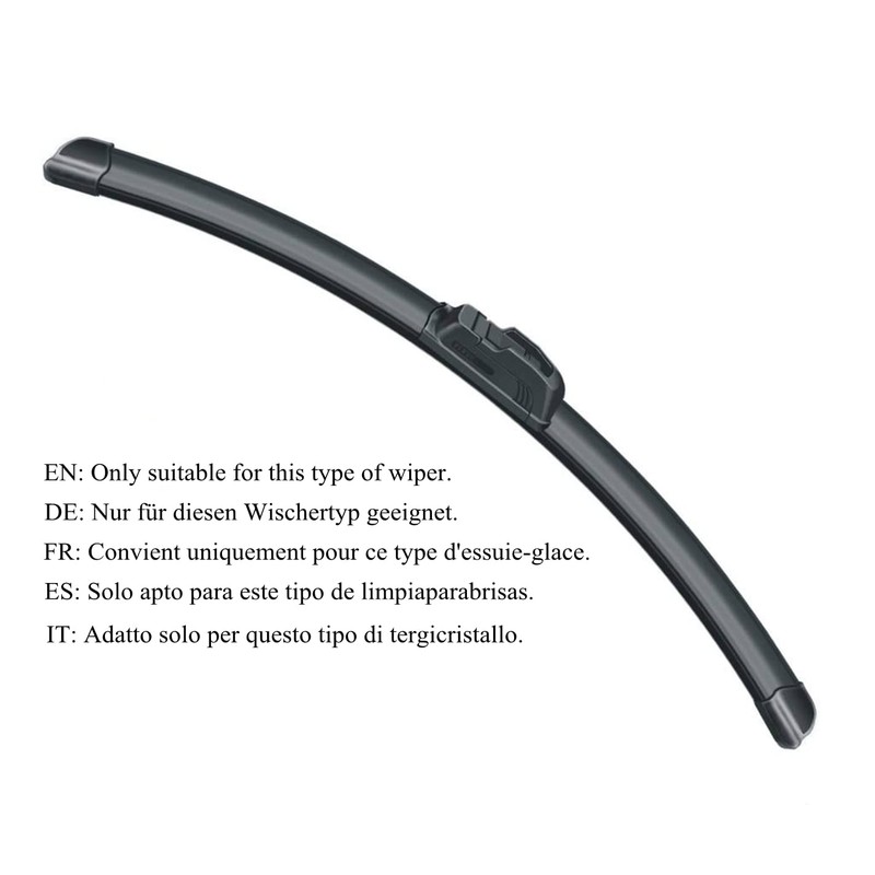 Tuokay, 28'' Windscreen Wipers, Special Rubber Strips for Beam Wiper