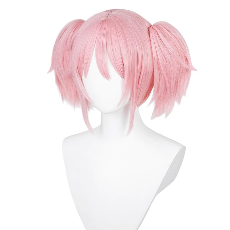 Pink Double Ponytail Magical Girl Cosplay Wig