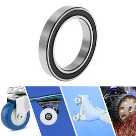 ACROPIX 6914DDU Deep Groove Ball Bearings P5 70x100x16mm Lubricated Bearings Double Rubber Seal Black Silver Tone Scooter Skateboard Wheel
