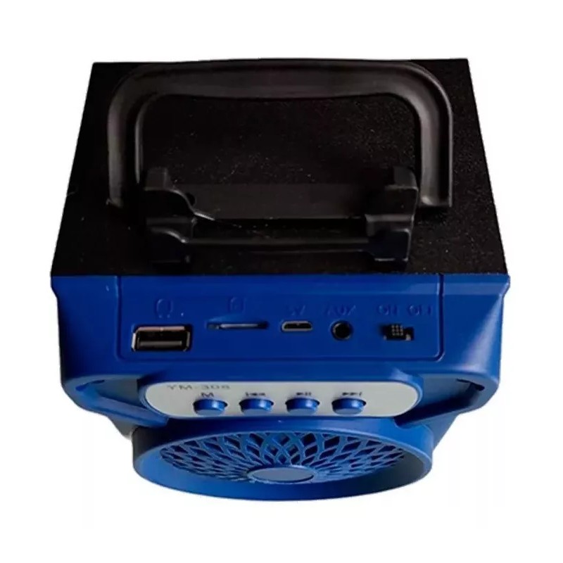 Maíz Bocina Bluetooth Recargable Portatil Radio Fm Usb Luz Led