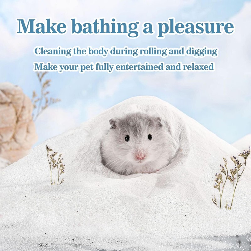 Sukh 31OZ Hamster Sand Bath - Fine Desert Sand Hamster
