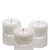 Richland Clear Extended Burn Tealight Candles - White Unscented Set