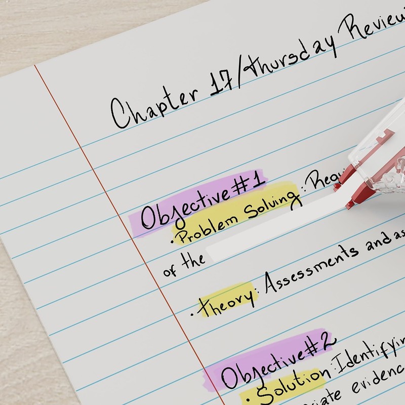 Staples Correction Tape, White, 2/Pack (ST59818)