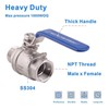 1 1/4in DN32 Thread Ball Valve 1000WOG Nominal Working Pressure