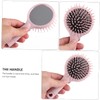 Baluue Abs Massage Comb Double-sided Hair Brush Colorful Non-shiny Static