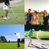iuiiaii 4 Pcs Golf Markers for Putting Green set, Golf